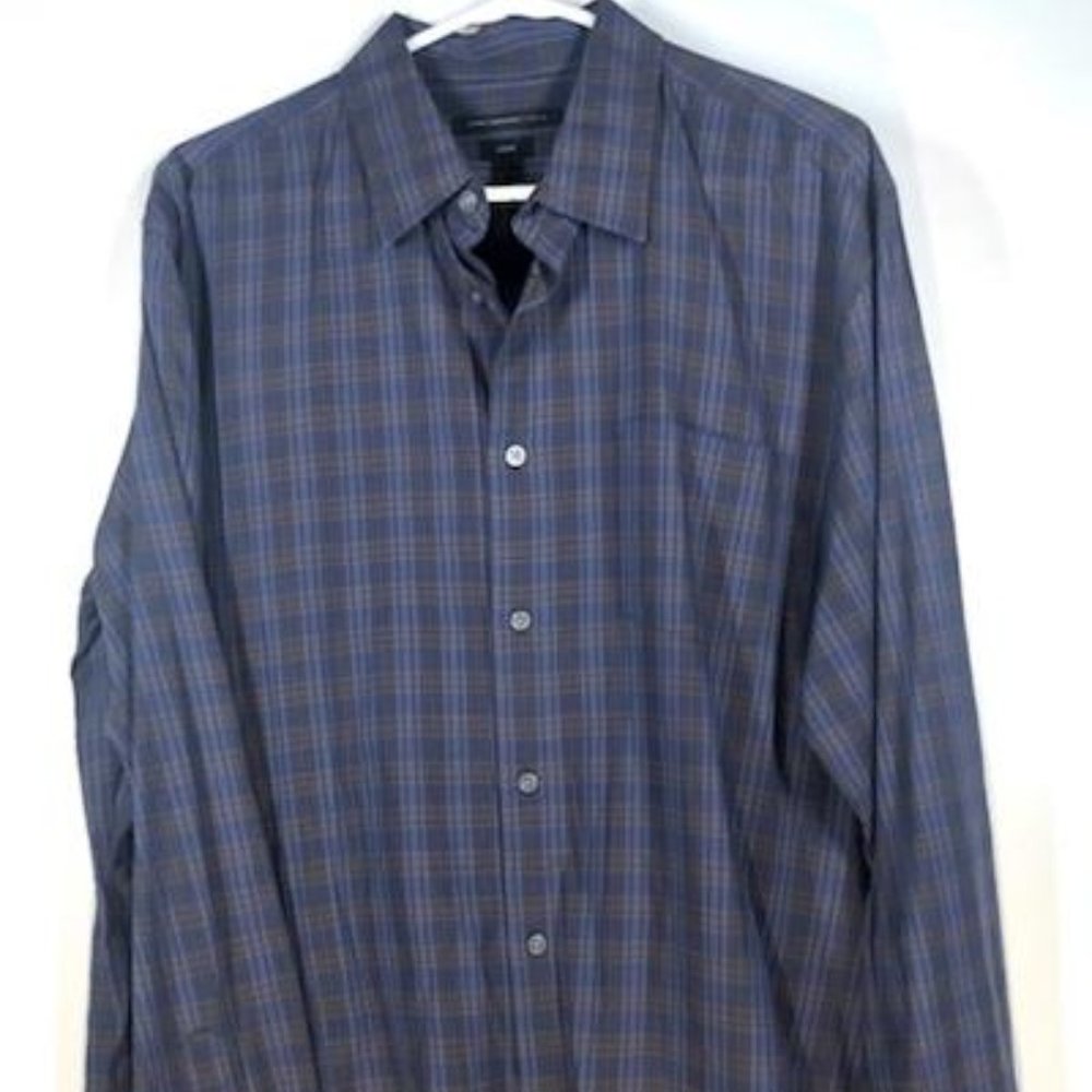 JOHN VARVATOS Large Button Down Dress Shirt
